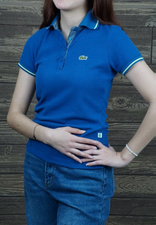 Playera para dama Lacoste (MLacoste3) Azul  250/180🔵