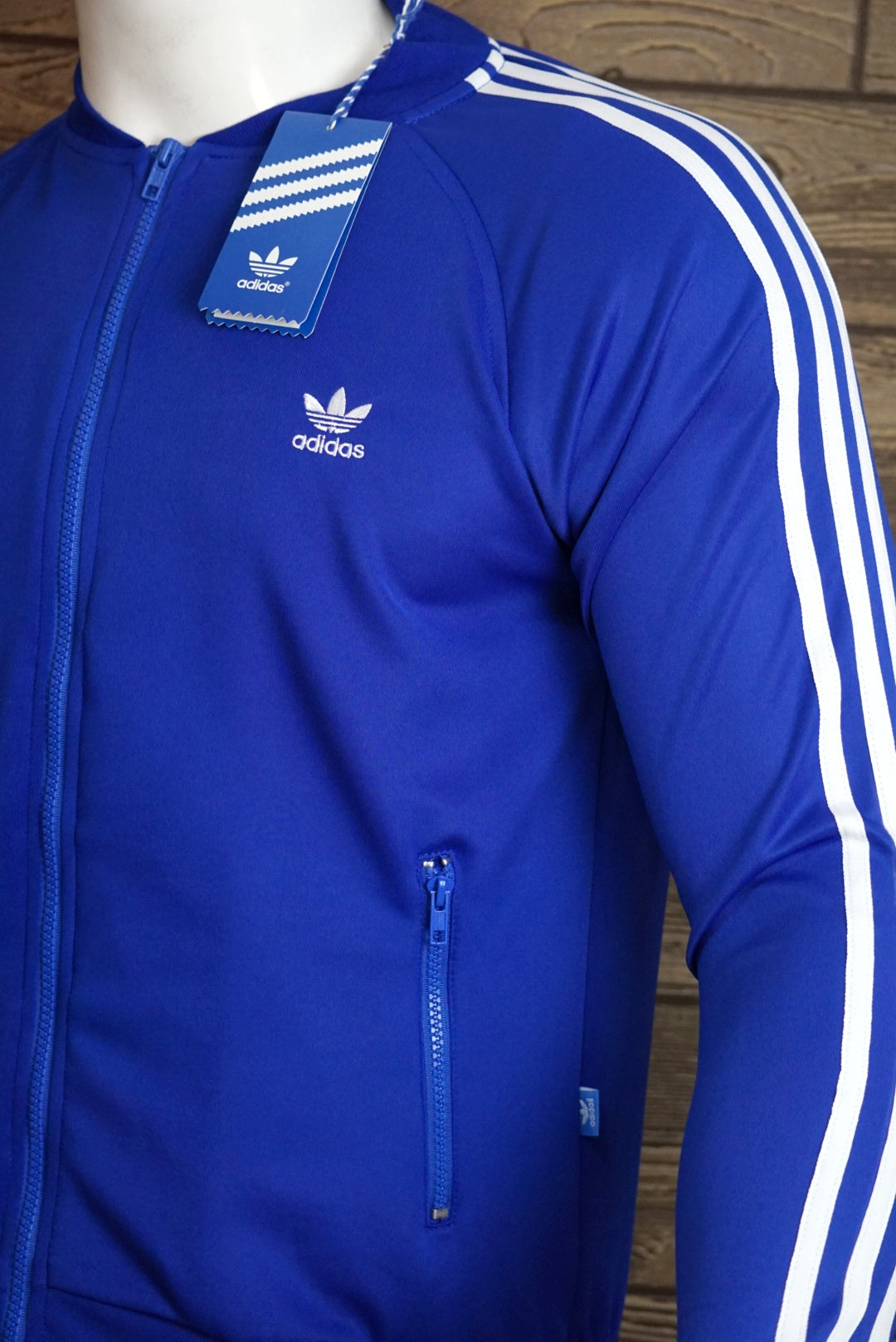 Chamarra adidas sales azul marino